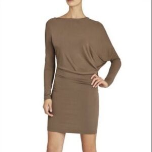 BCBG Laheld Side-Draped Tunic Dress